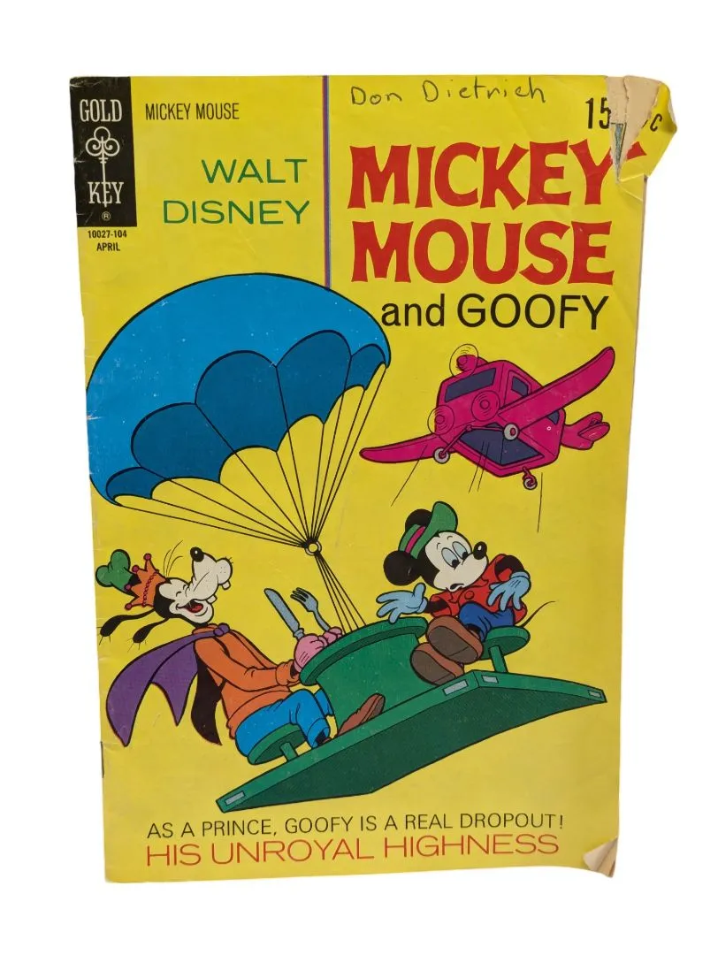 1960's Vintage Mickey Mouse Comic