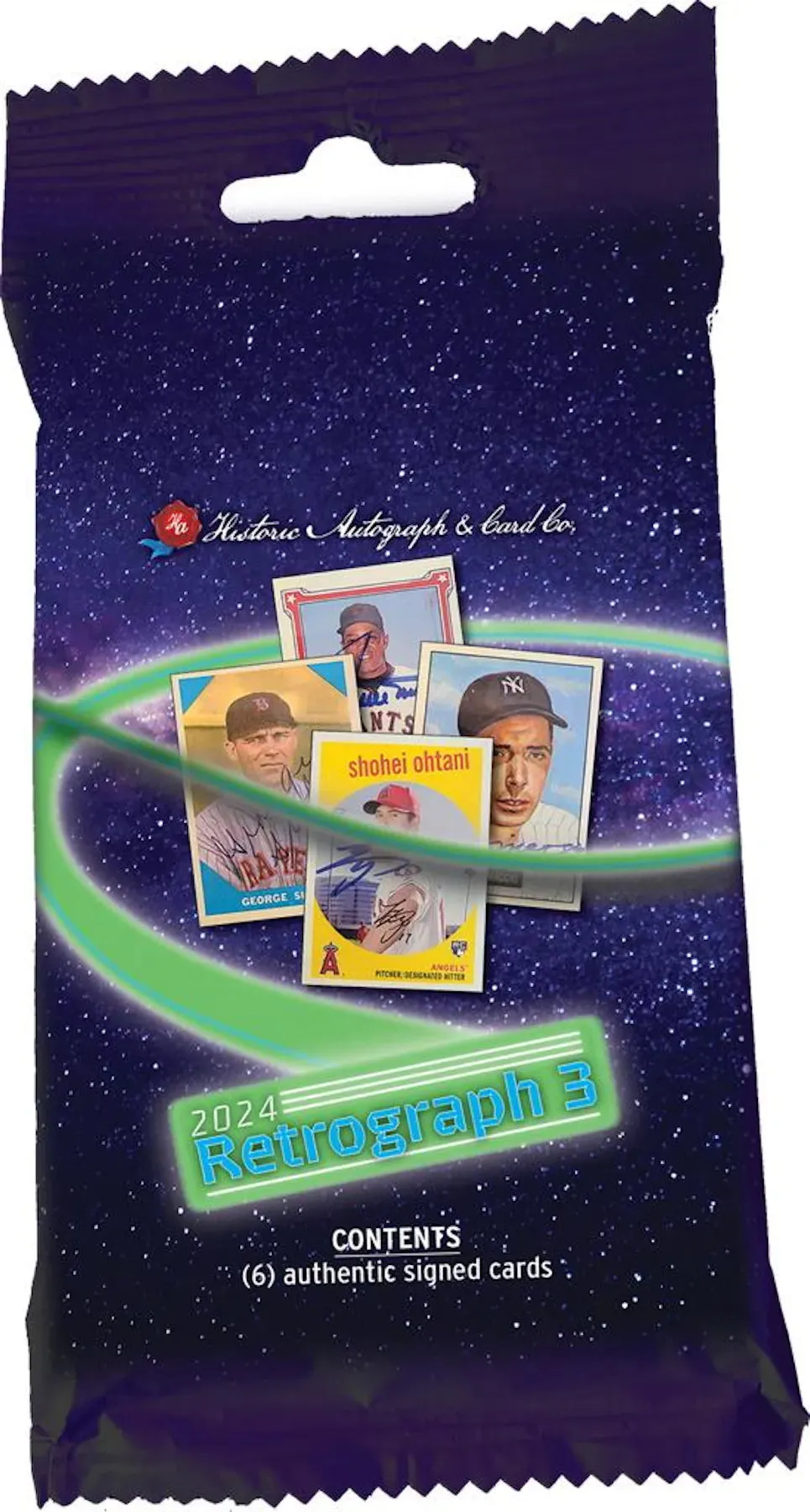 2024 Historic Autographs Retrographs 3 Baseball 24-Pack Case 6 Cards per Pack