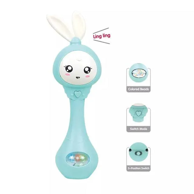 Baby Toys Soft Plush Mobile Rattles Toys Elephant Stacking