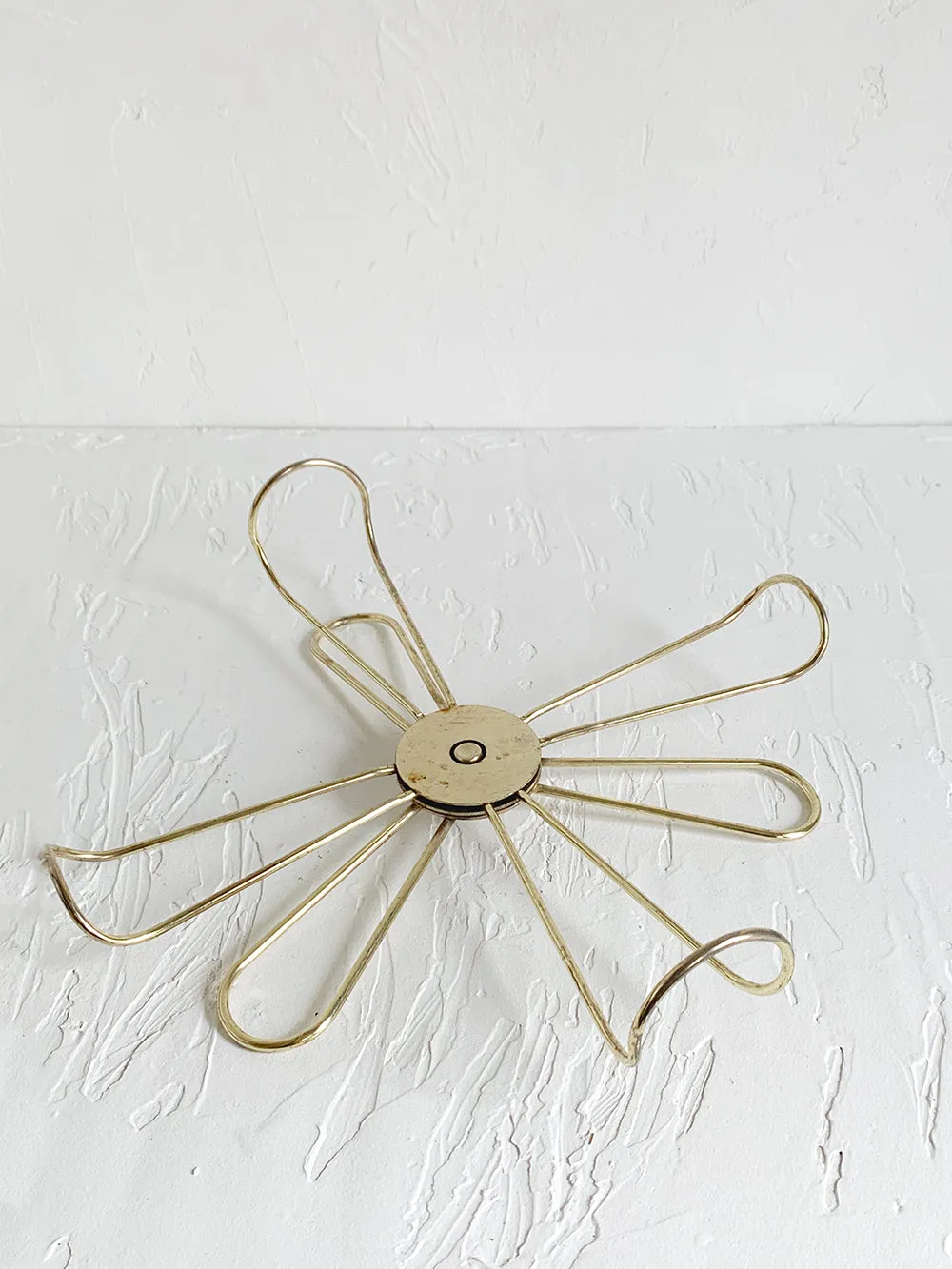Brass Lazy Susan Plant Stand