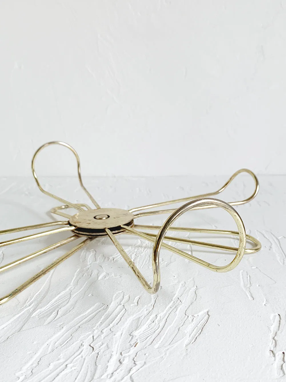 Brass Lazy Susan Plant Stand