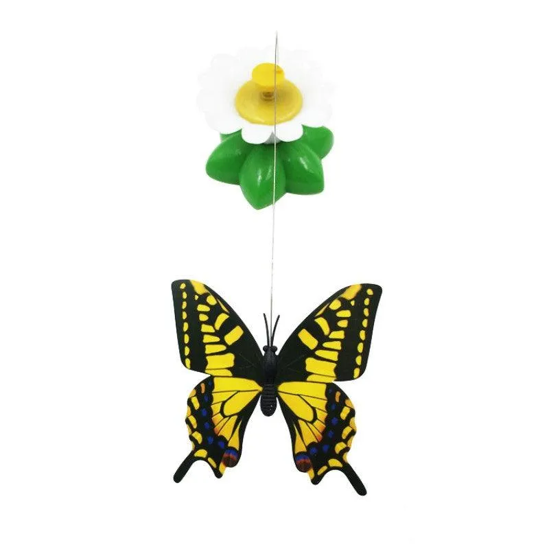 Colorful Rotating Butterfly Cat Toy