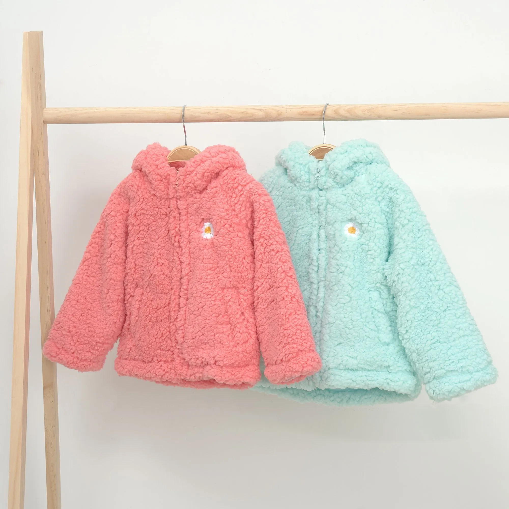 Daisy Oversized Teddy Fur Hooded Coat