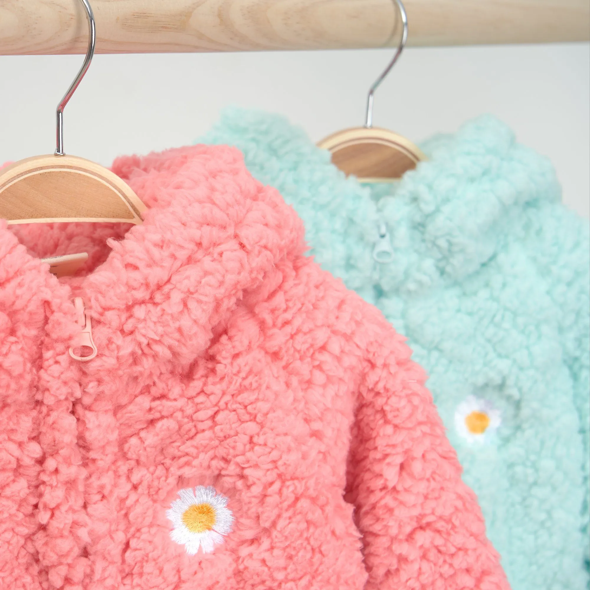 Daisy Oversized Teddy Fur Hooded Coat