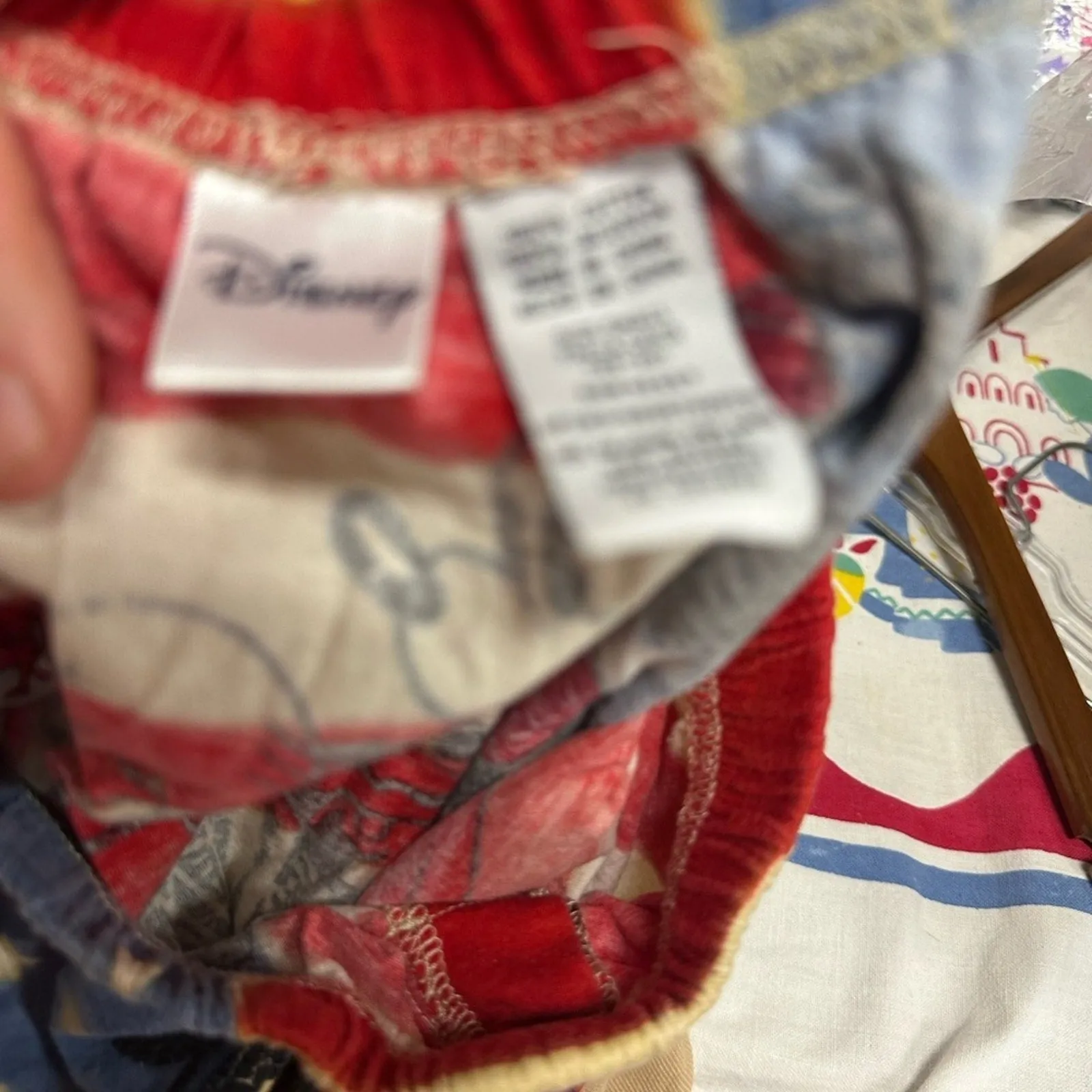 Disney Flag Mickey Mouse Motorcycle Shorts
