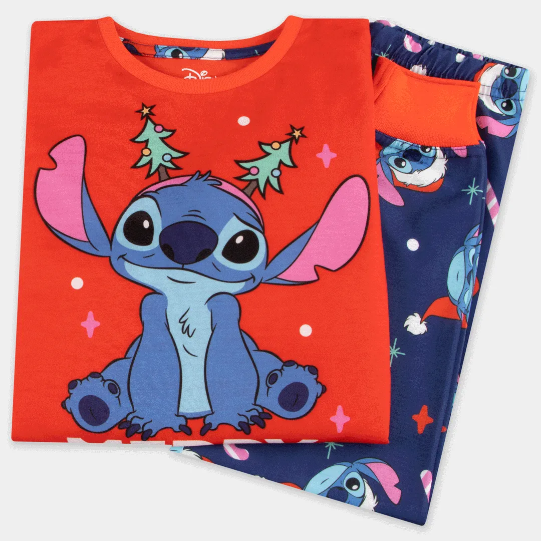 Disney Lilo And Stitch Christmas Pyjamas