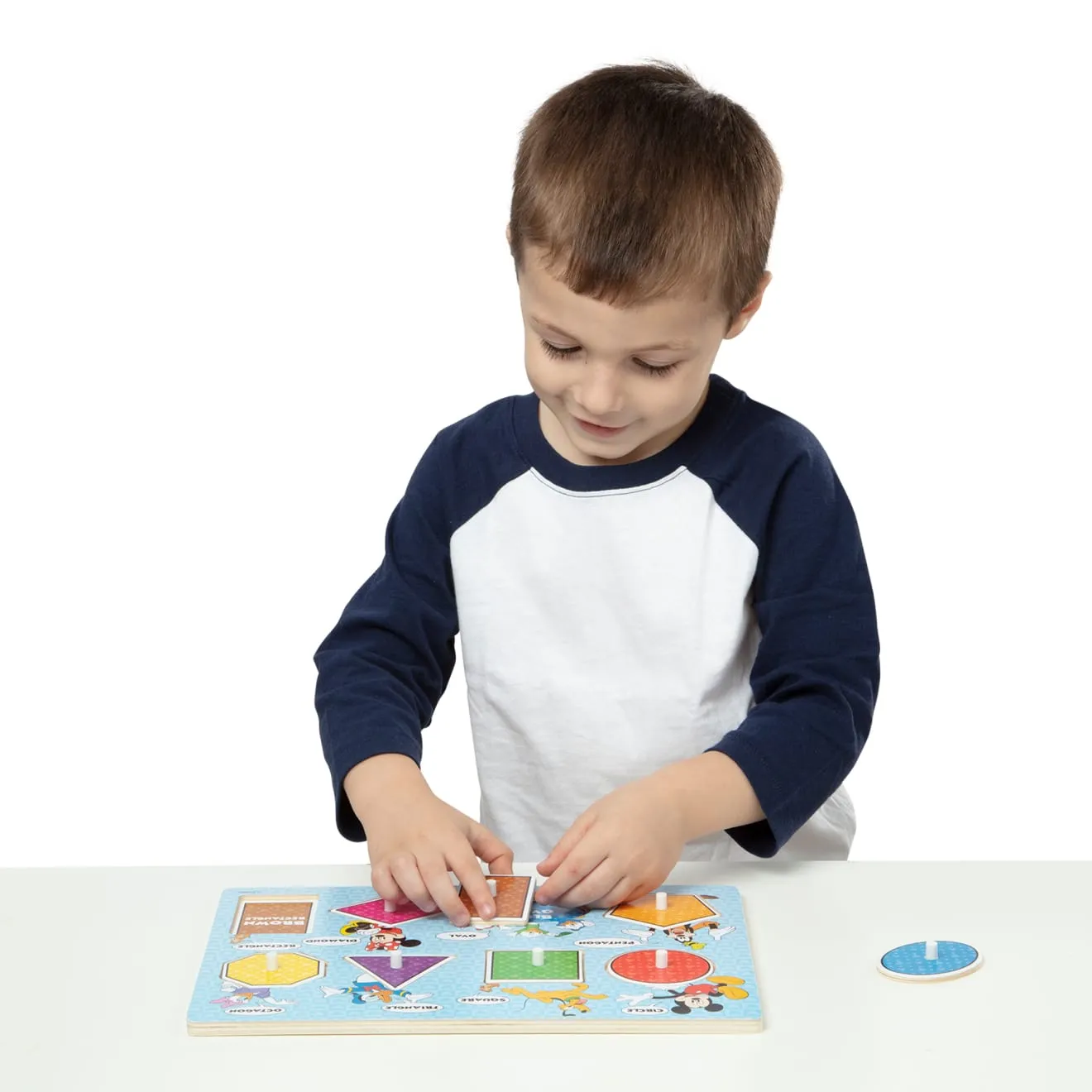 Disney Peg Puzzle Bundle-Alphabet, Numbers, Shapes & Colors