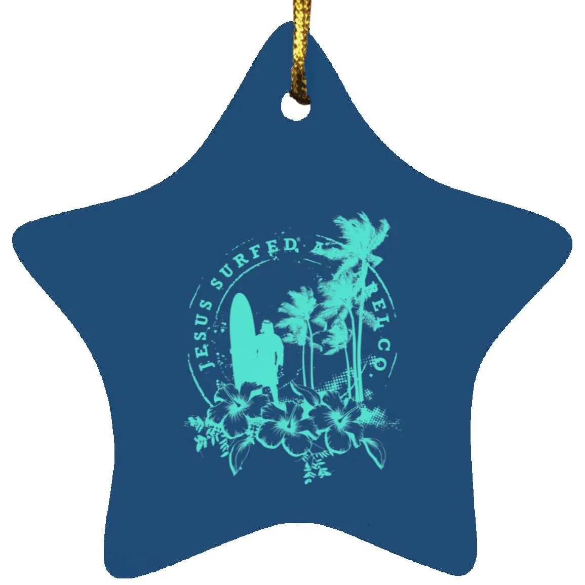 Jesus Surfed Apparel - Star Ornament