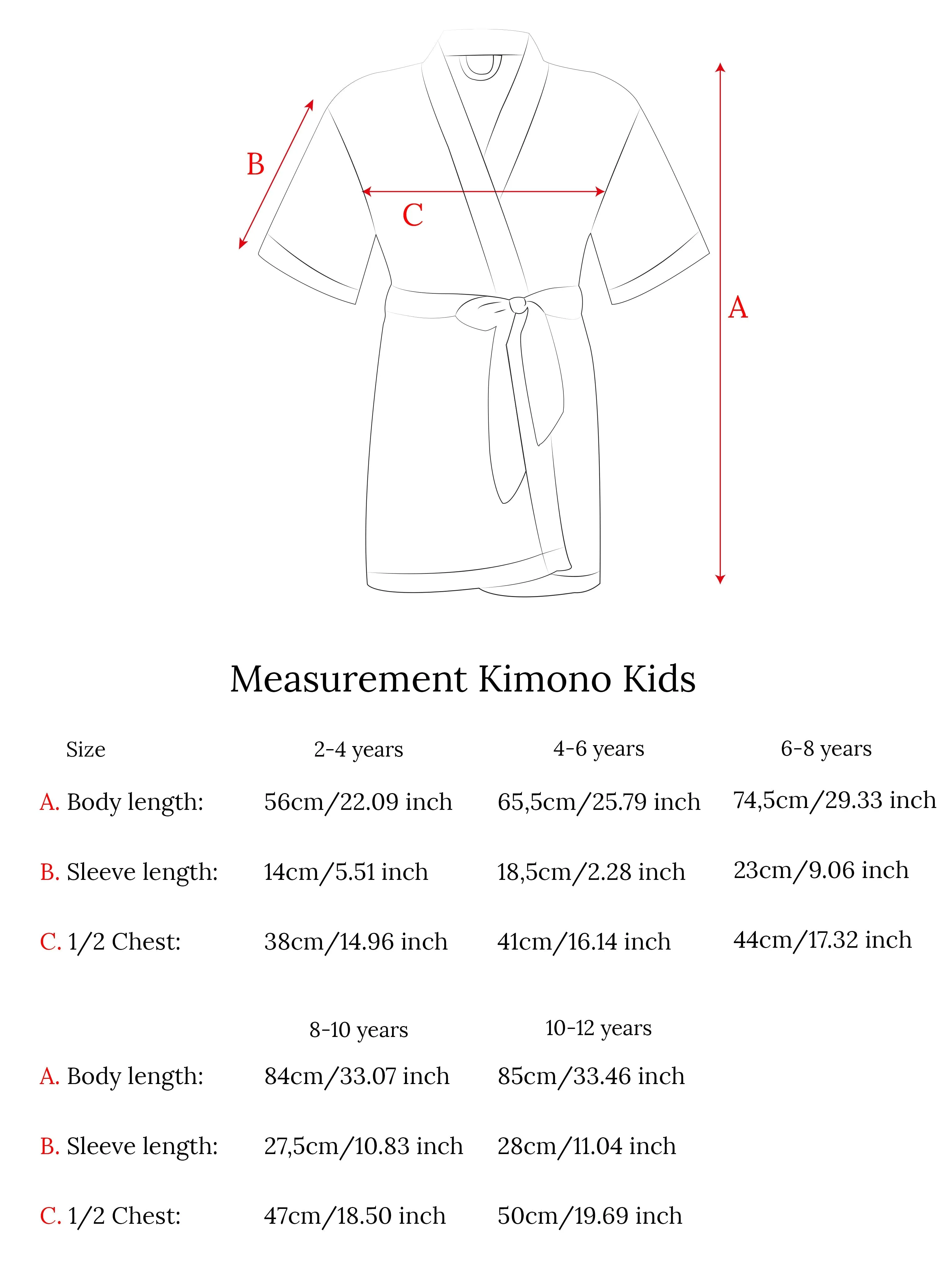 Kimono Champagne Kids