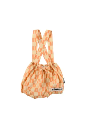 LOUD APPAREL TROPICAL LOGO CHECKED BLOOMERS