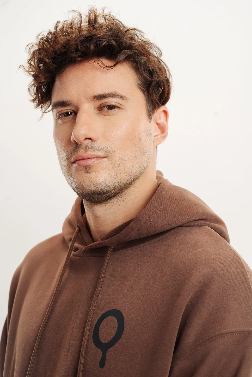 Men's Mickey 3D Hoodie In Brown