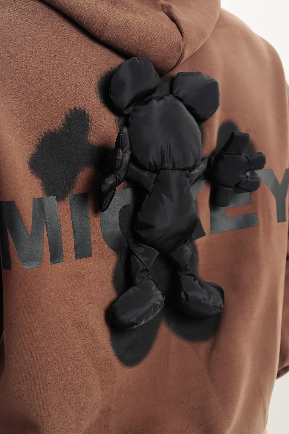 Men's Mickey 3D Hoodie In Brown