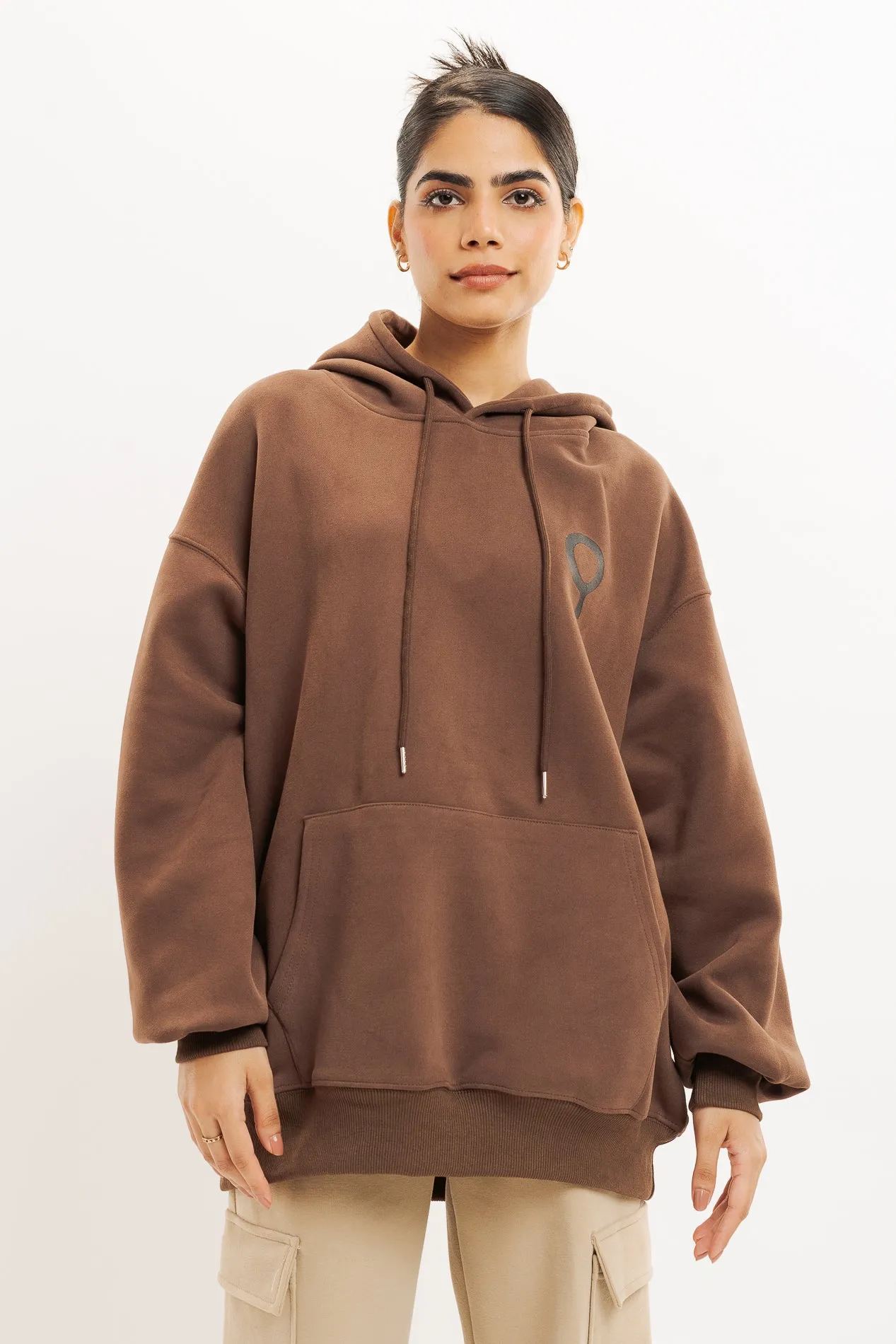 Mickey 3D Hoodie In Brown
