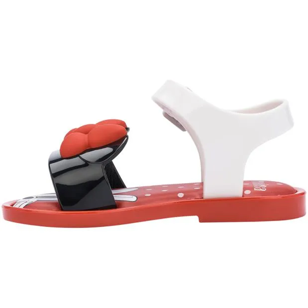 Mini Melissa Mini Mar Sand Mickey | White/Black/Red