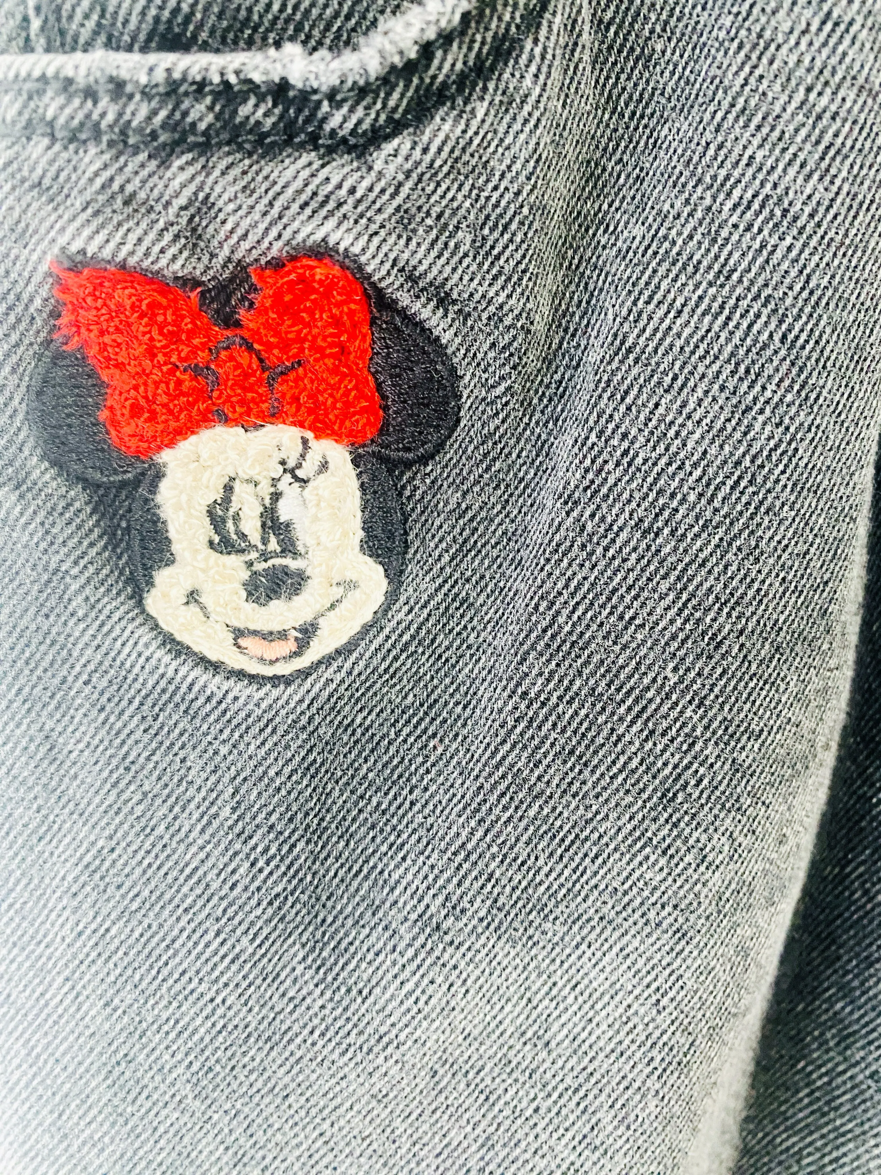 Minnie Wide Leg Paper Bag Jeans, 18-24 months