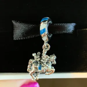 Pandora Disney Parks Mickey Mouse Minnie Mouse Carousel Charm