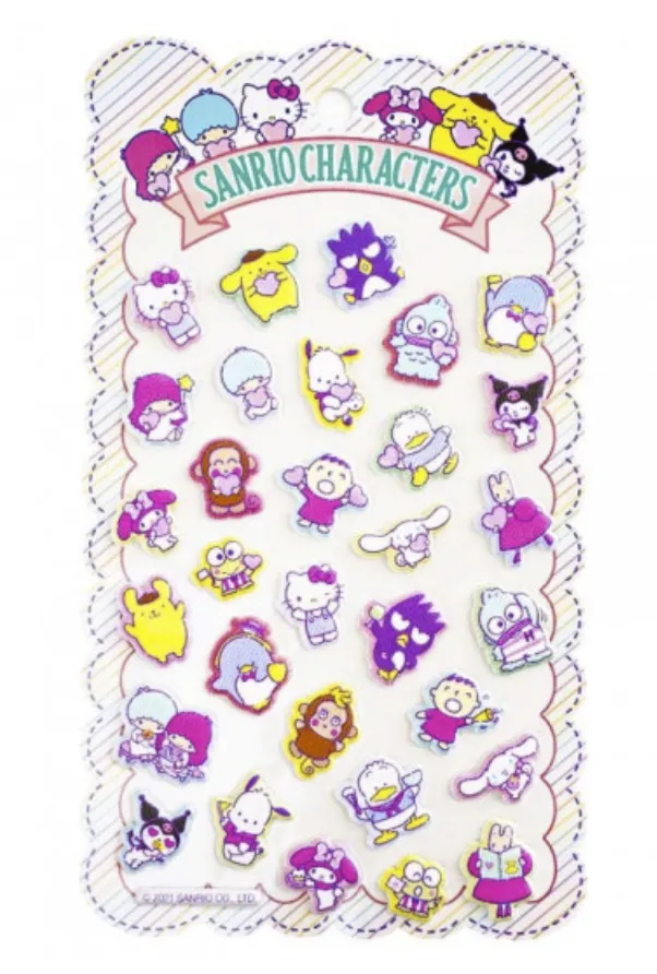 Sanrio Character Foam Sticker Sheet