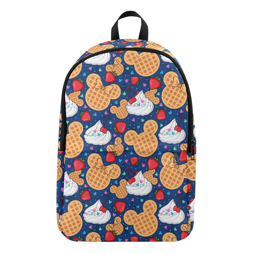 Waffles Fabric Backpack