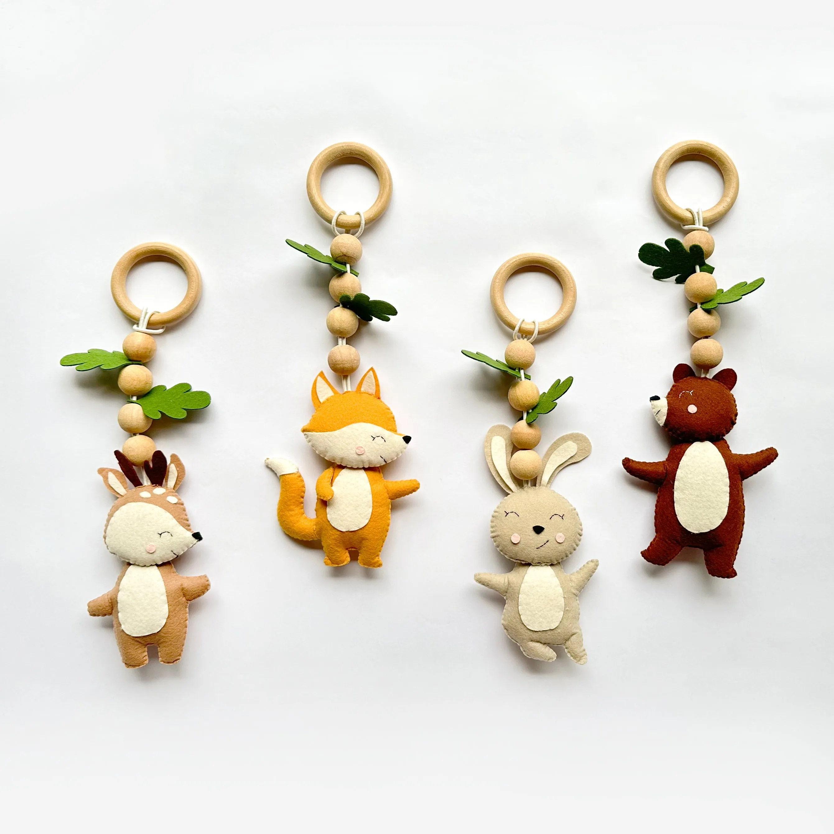 Woodland Adventures - Baby Play Gym Hanging Toys Set
